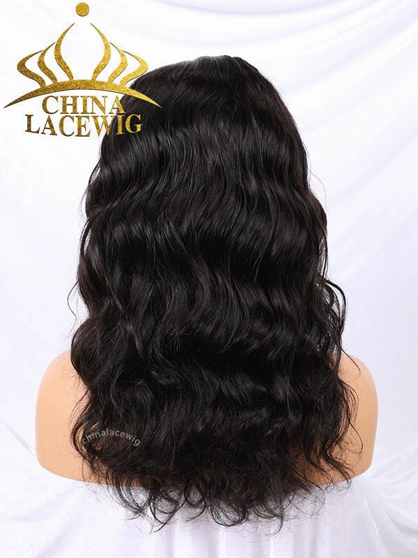 Glueless Full HD Lace Natural Wave Wig With Preplucked Hairline CF460
