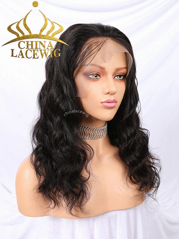 Glueless Full HD Lace Natural Wave Wig With Preplucked Hairline CF460