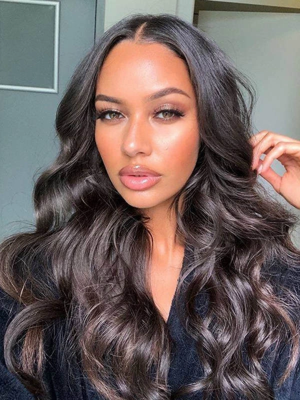 Glueless Pre-plucked Hairline Virgin Human Hair 360 HD Lace Body Wave Wigs NCF119