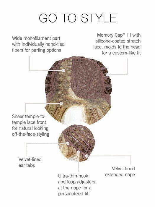 Go To Style | Synthetic Lace Front Wig (Mono Part)