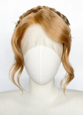 Golden Blonde Braided Lace Front Synthetic Wig LF2147