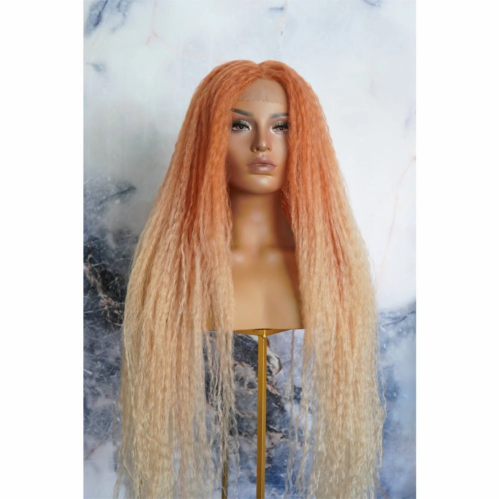 HALO Orange Ombre Lace Front Wig