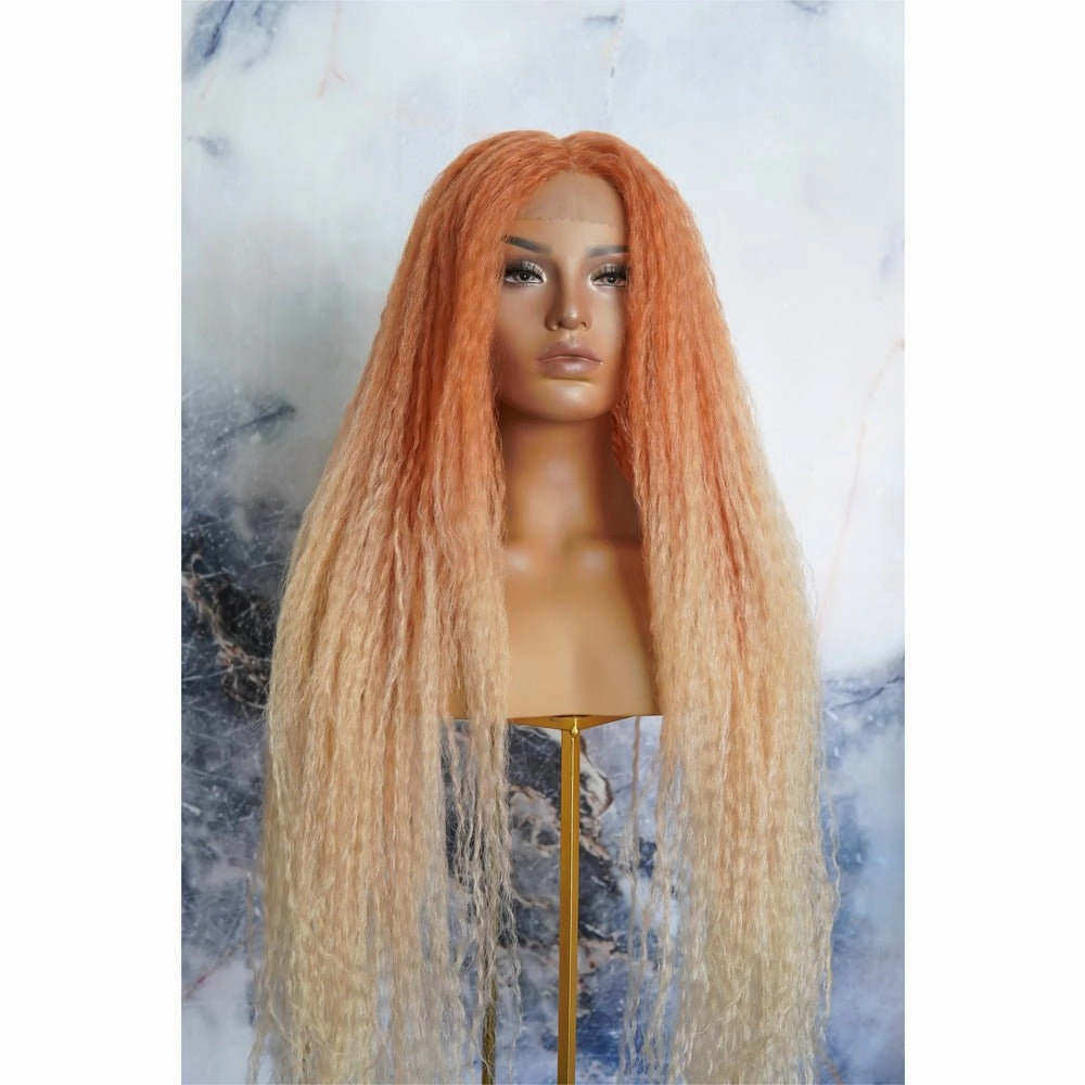 HALO Orange Ombre Lace Front Wig