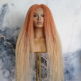 HALO Orange Ombre Lace Front Wig