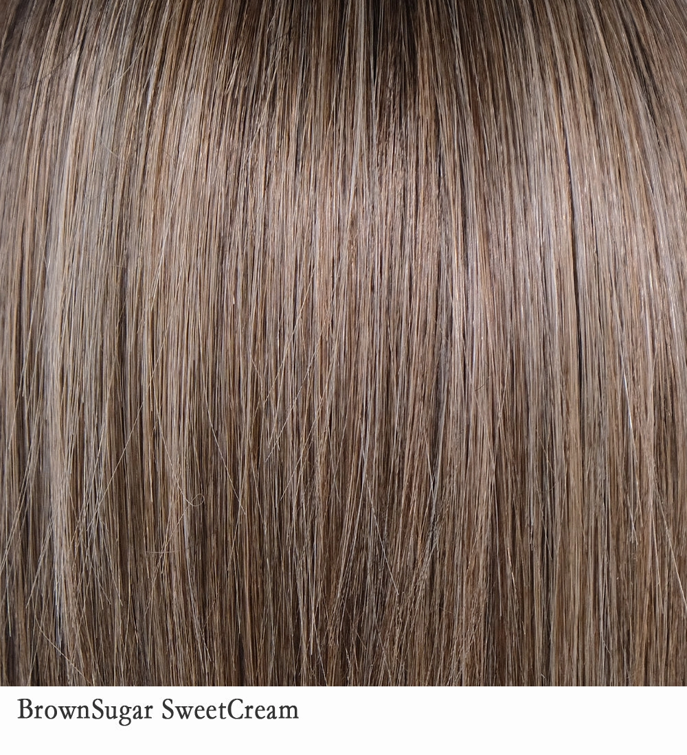 Hand-Tied Tea Leaf Layer V by Belle Tress | Caf 2.0 Collection | Heat Friendly Synthetic