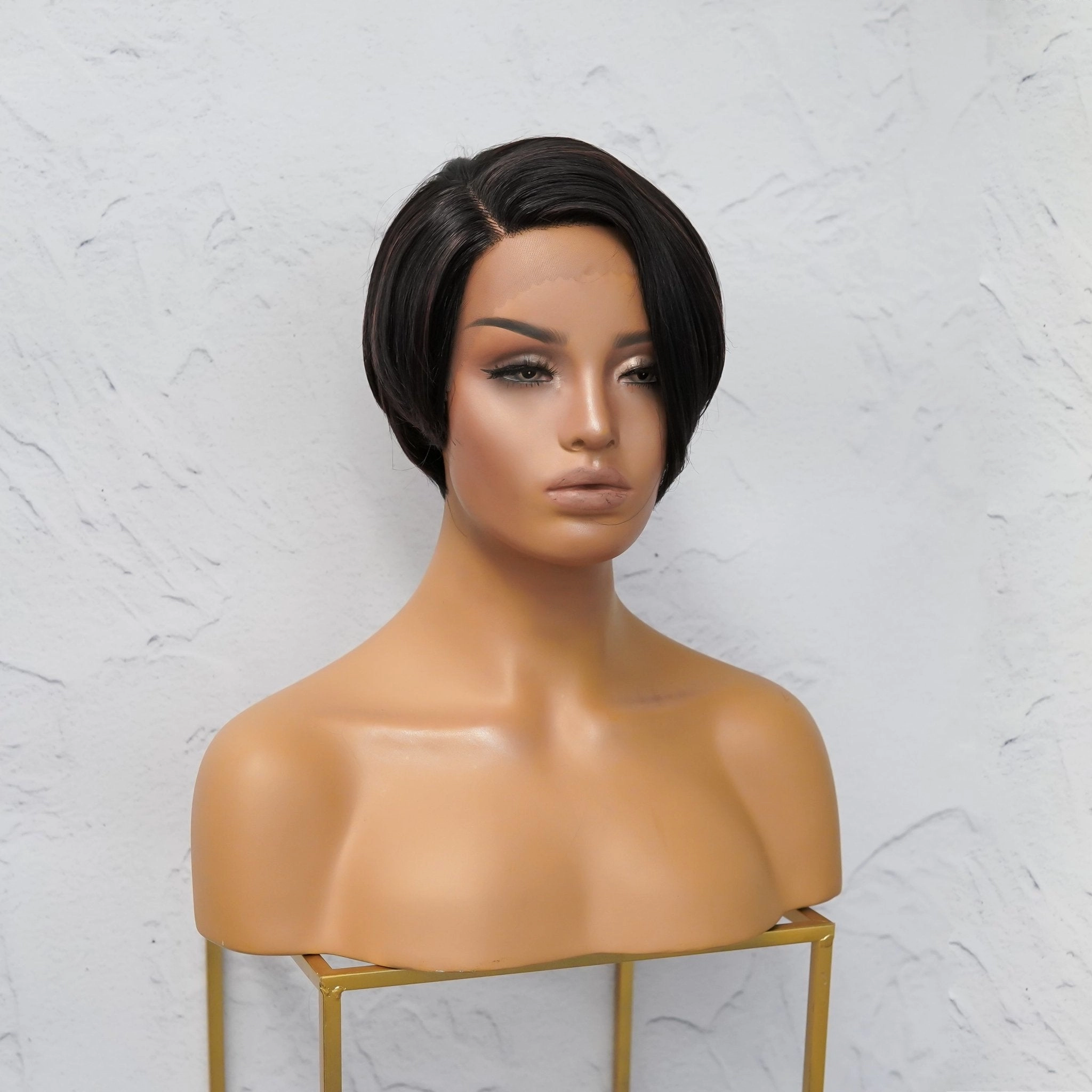 HARRIET Dark Brown Fringe Wig
