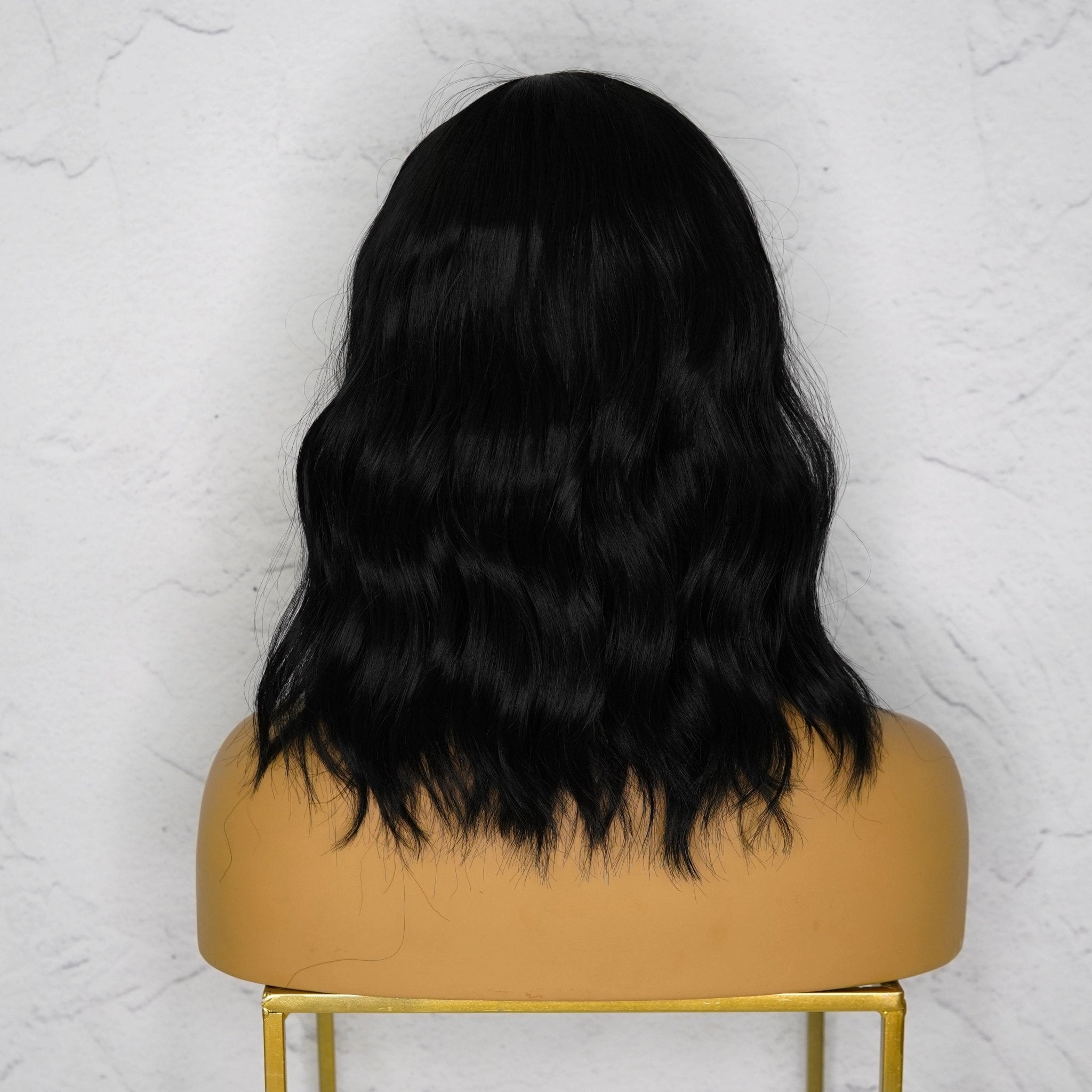 HAYLEY Black Bob Fringe Wig