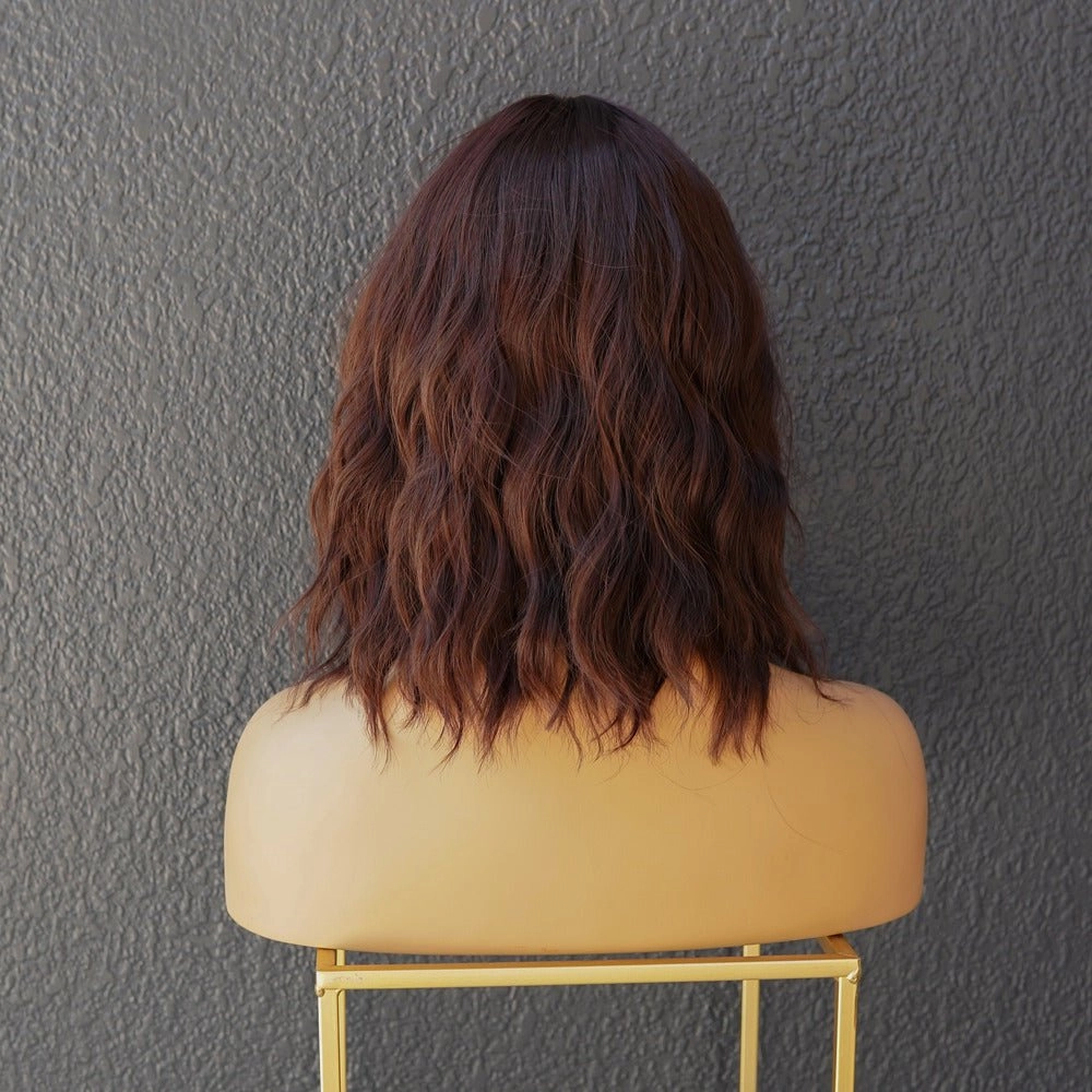 HAYLEY Brown Bob Fringe Wig