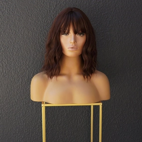 HAYLEY Brown Bob Fringe Wig