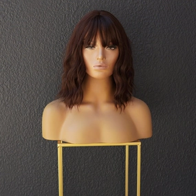 HAYLEY Brown Bob Fringe Wig