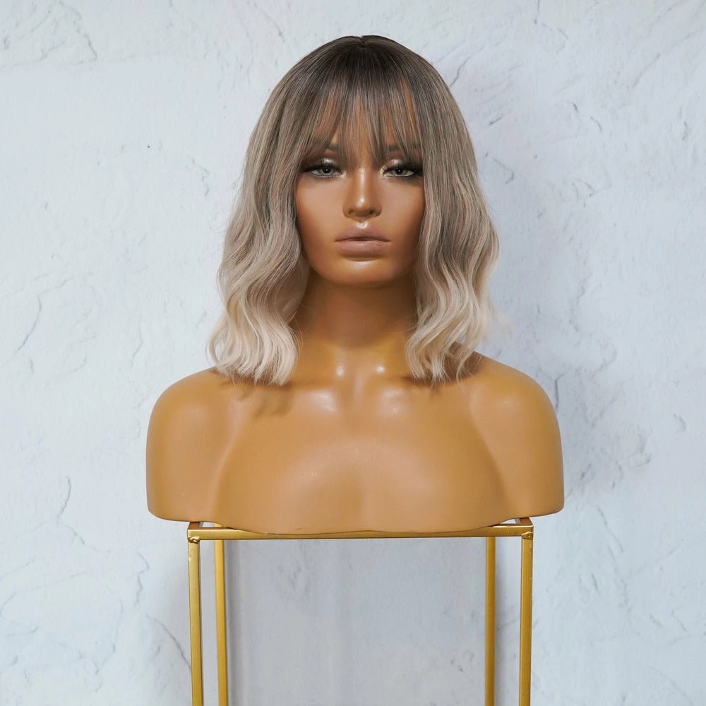 HAYLEY Ombre Three Tone Fringe Wig