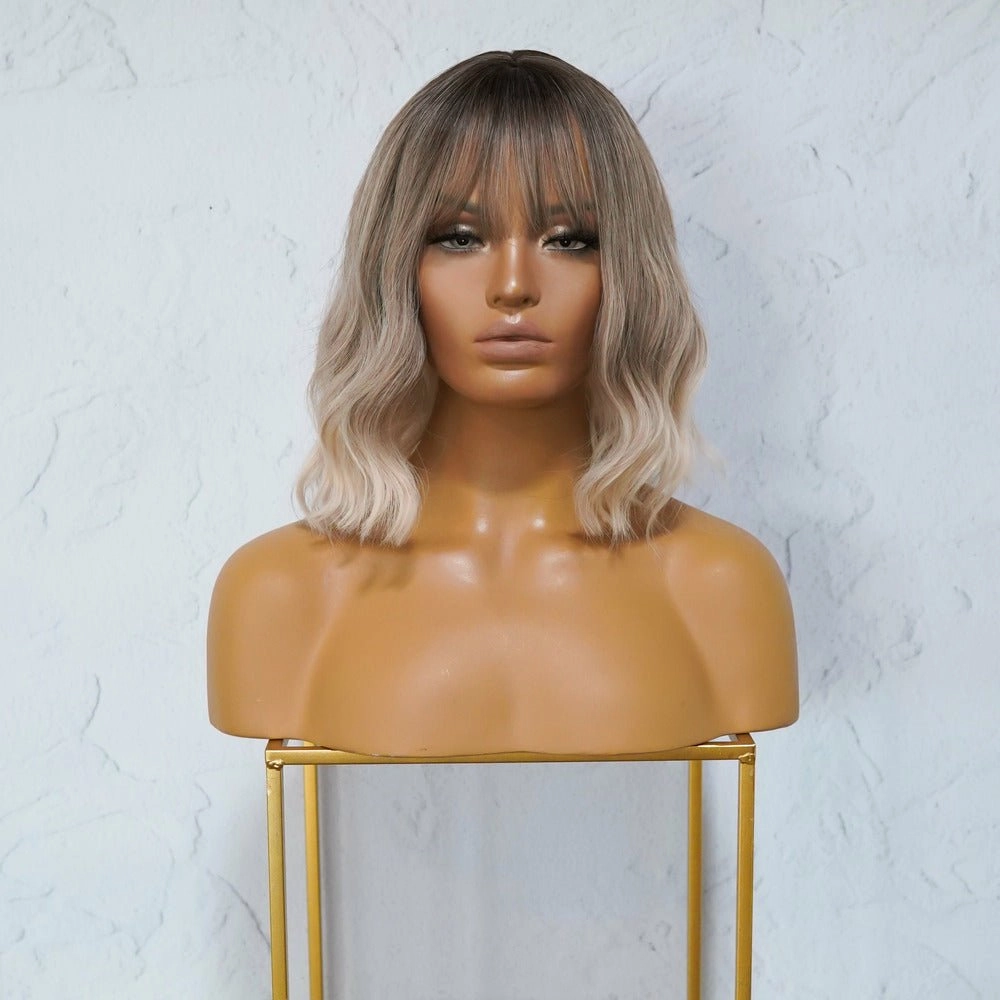 HAYLEY Ombre Three Tone Fringe Wig