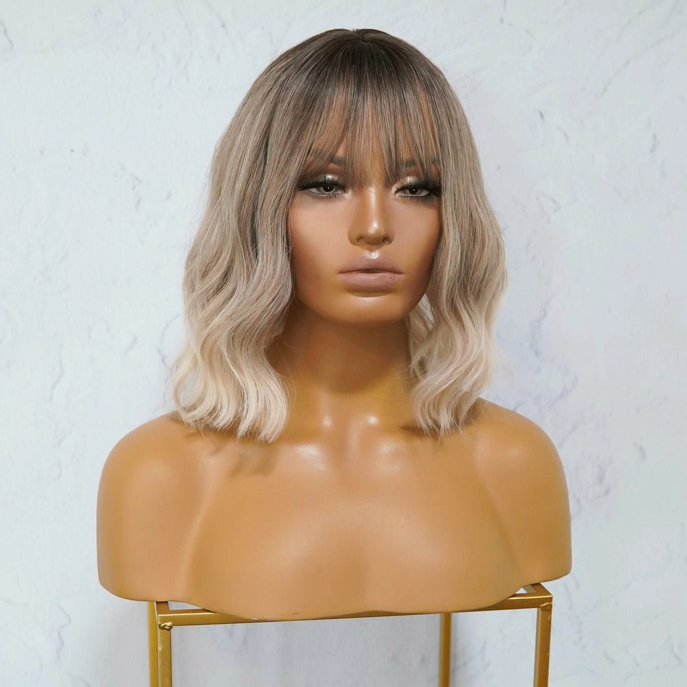 HAYLEY Ombre Three Tone Fringe Wig
