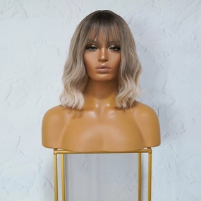 HAYLEY Ombre Three Tone Fringe Wig