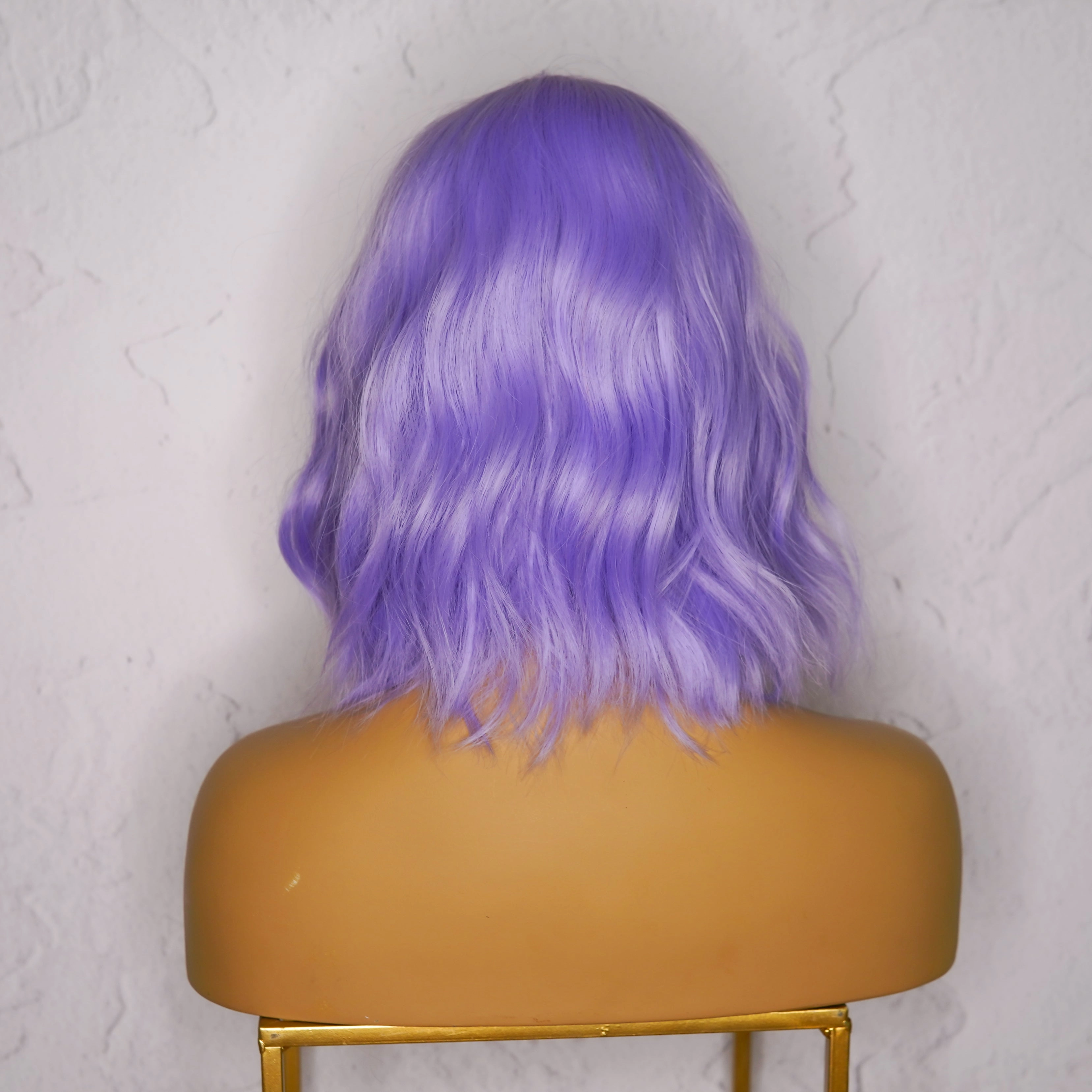 HAYLEY Purple Bob Fringe Wig