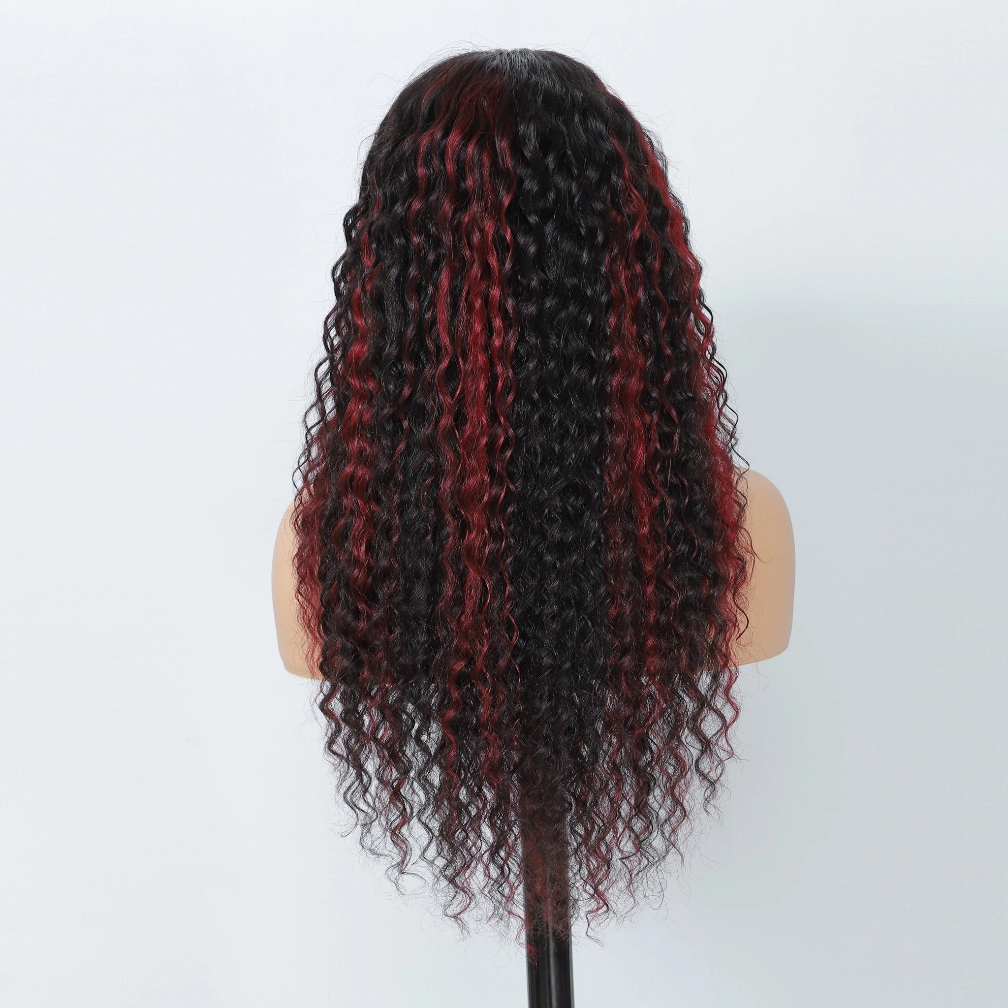 Highlight 13x4 Deep Wave Frontal Wig Brazilian Curly Wigs For Women Human Hair Wigs -Geeta Hair