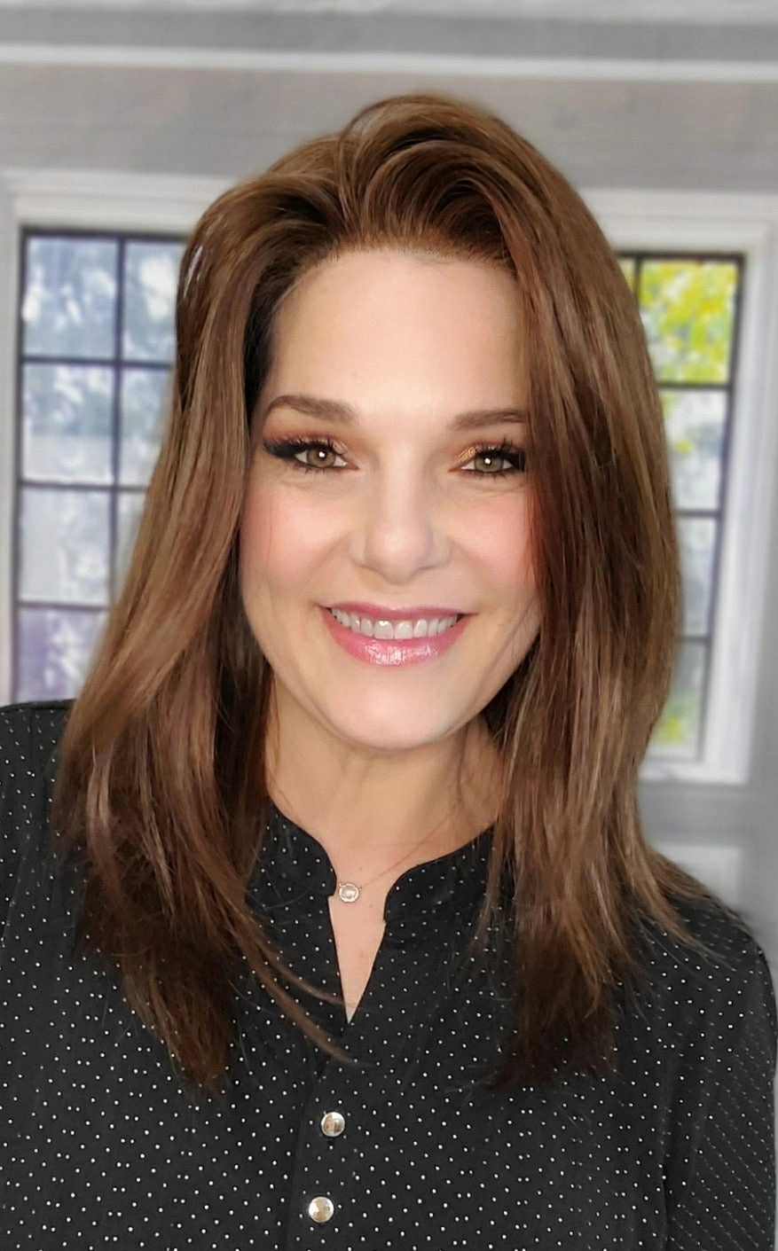 Image HT Wig by Ellen Wille | Human Hair/Heat Friendly Synthetic Blend Hair | Petite/Average Cap