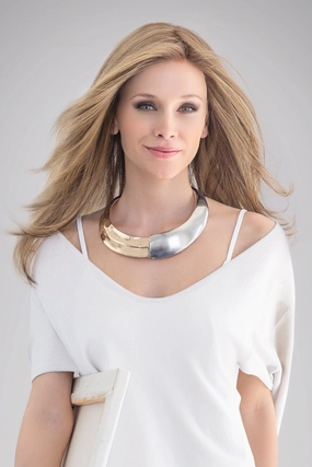 Image HT Wig by Ellen Wille | Human Hair/Heat Friendly Synthetic Blend Hair | Petite/Average Cap