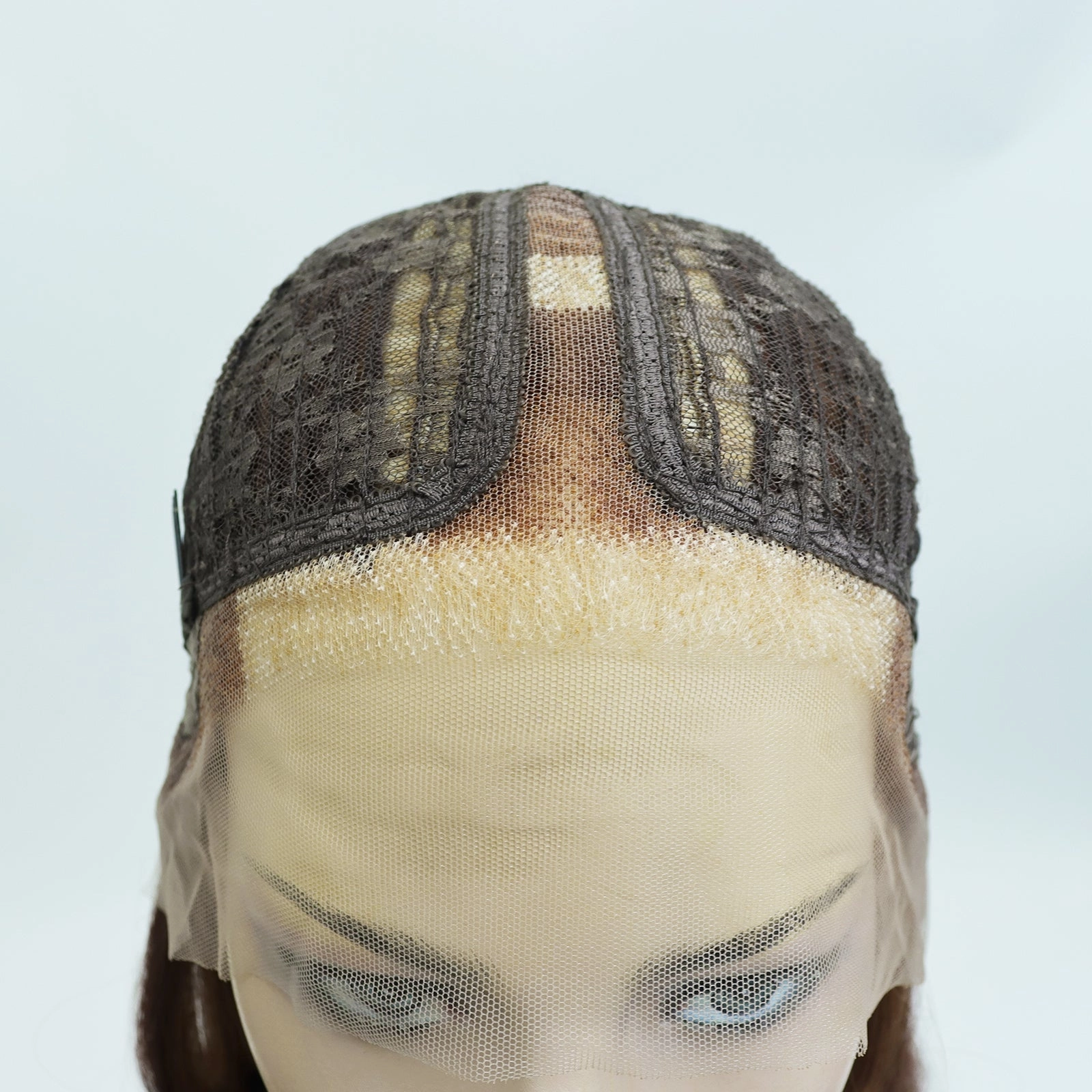 IMstyle Eileen calico color honey brown caramel blonde layer cut T-part lace front Glueless wigs TK126-2509