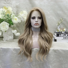 IMstyle Janelle bubble tea blonde 26inches with wavy hairstyle 13*4 lace front wigs