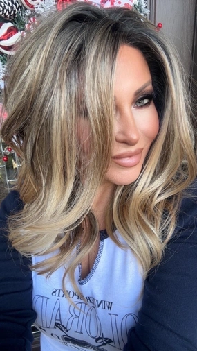 IMstyle Nellie Dirty Blonde shoulder length T Part Glueless lace Wig TK129-2466 (Shara)