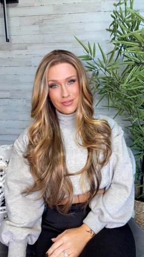 IMstyle Shirley Ginger Brown Big layer lace wig 13*4 free Parting Daily Dating Wig-F100-2445 (Nicloe)