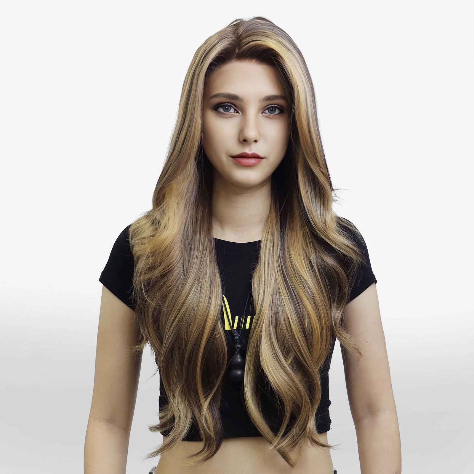 IMstyle Shirley Ginger Brown Big layer lace wig 13*4 free Parting Daily Dating Wig-F100-2445 (Nicloe)