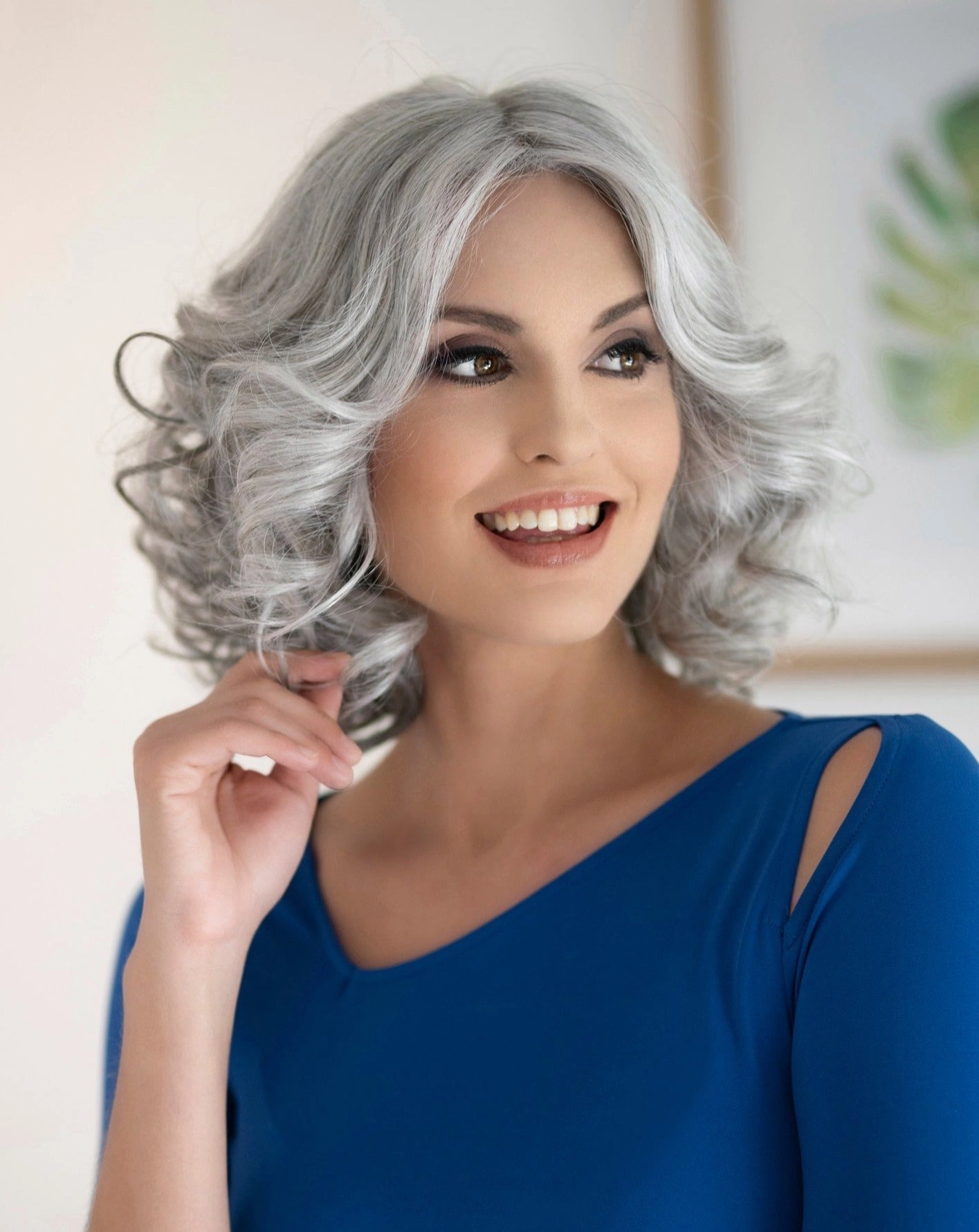 Isabella Wig by Envy | Human Hair/Heat Friendly Synthetic Blend Hair | Average Cap