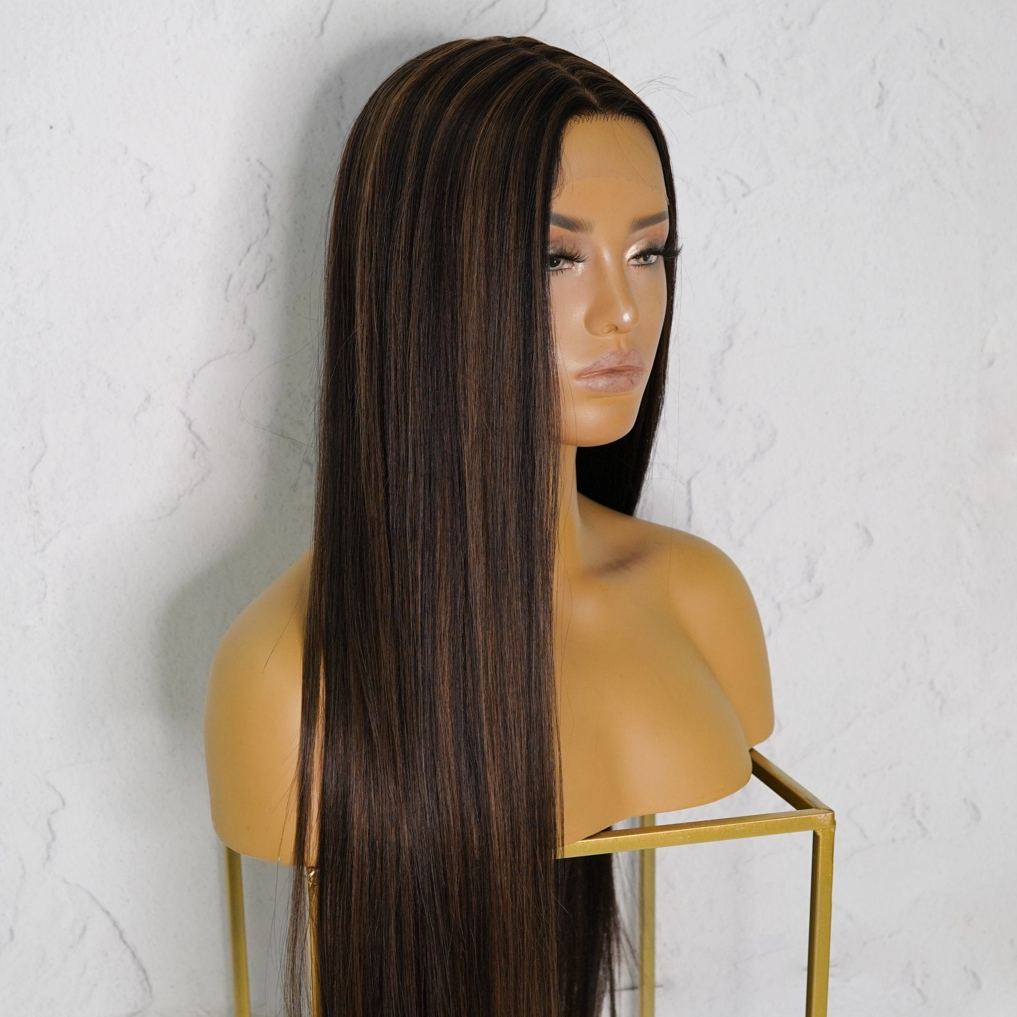 ISABELLE Chocolate 30" Lace Front Wig