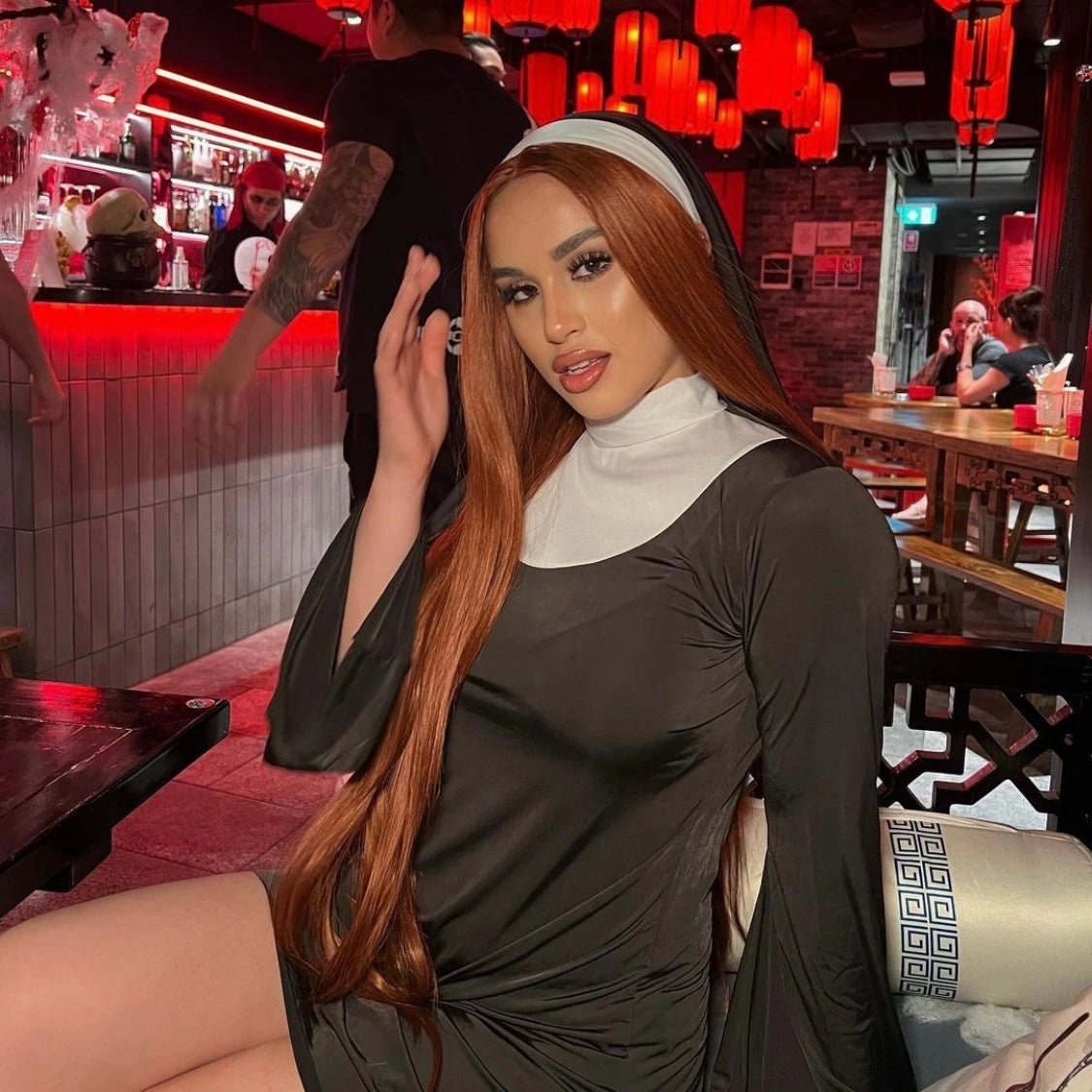 ISABELLE Copper 30" Lace Front Wig