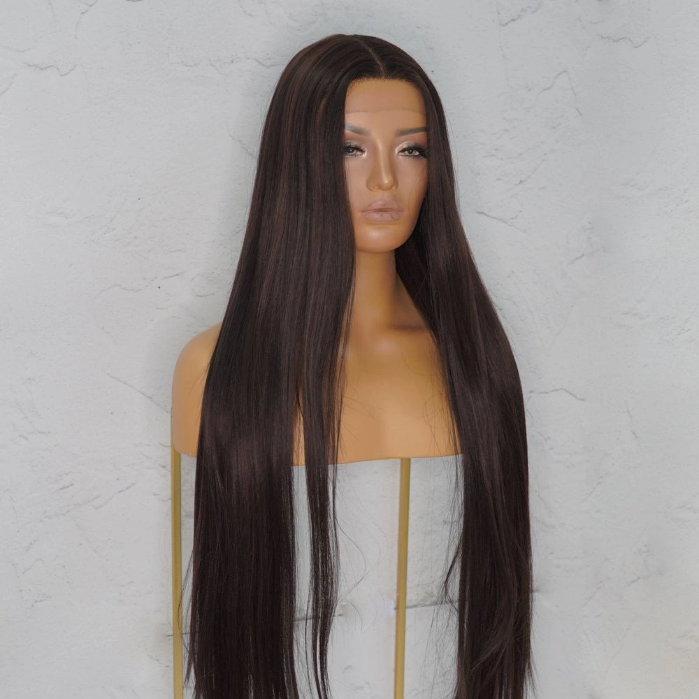 ISABELLE Dark Brown 30" Lace Front Wig