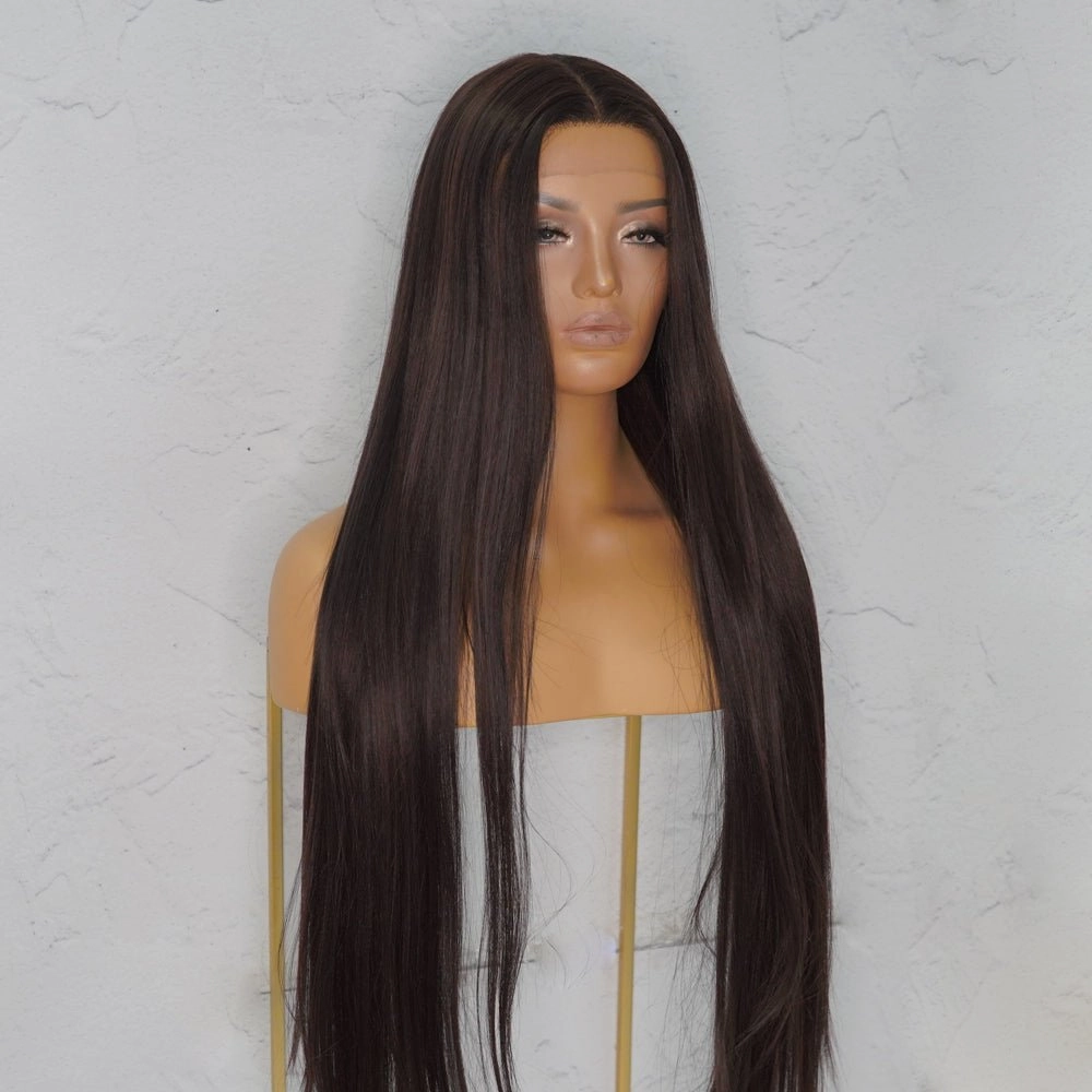 ISABELLE Dark Brown 30" Lace Front Wig
