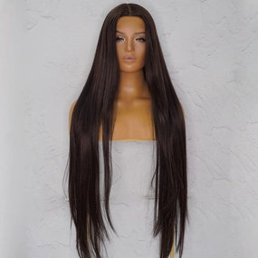 ISABELLE Dark Brown 30" Lace Front Wig