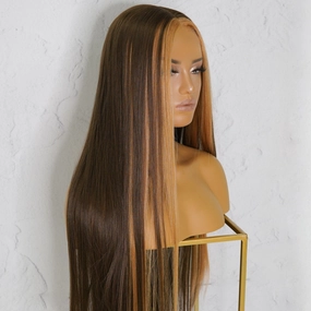 ISABELLE Latte 30" Lace Front Wig