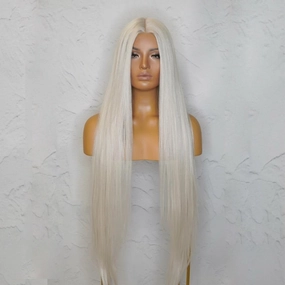 ISABELLE White 30" Lace Front Wig