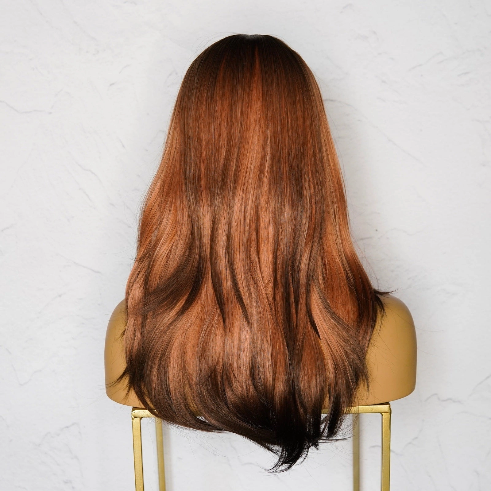 ISLA Ombre Copper Fringe Wig