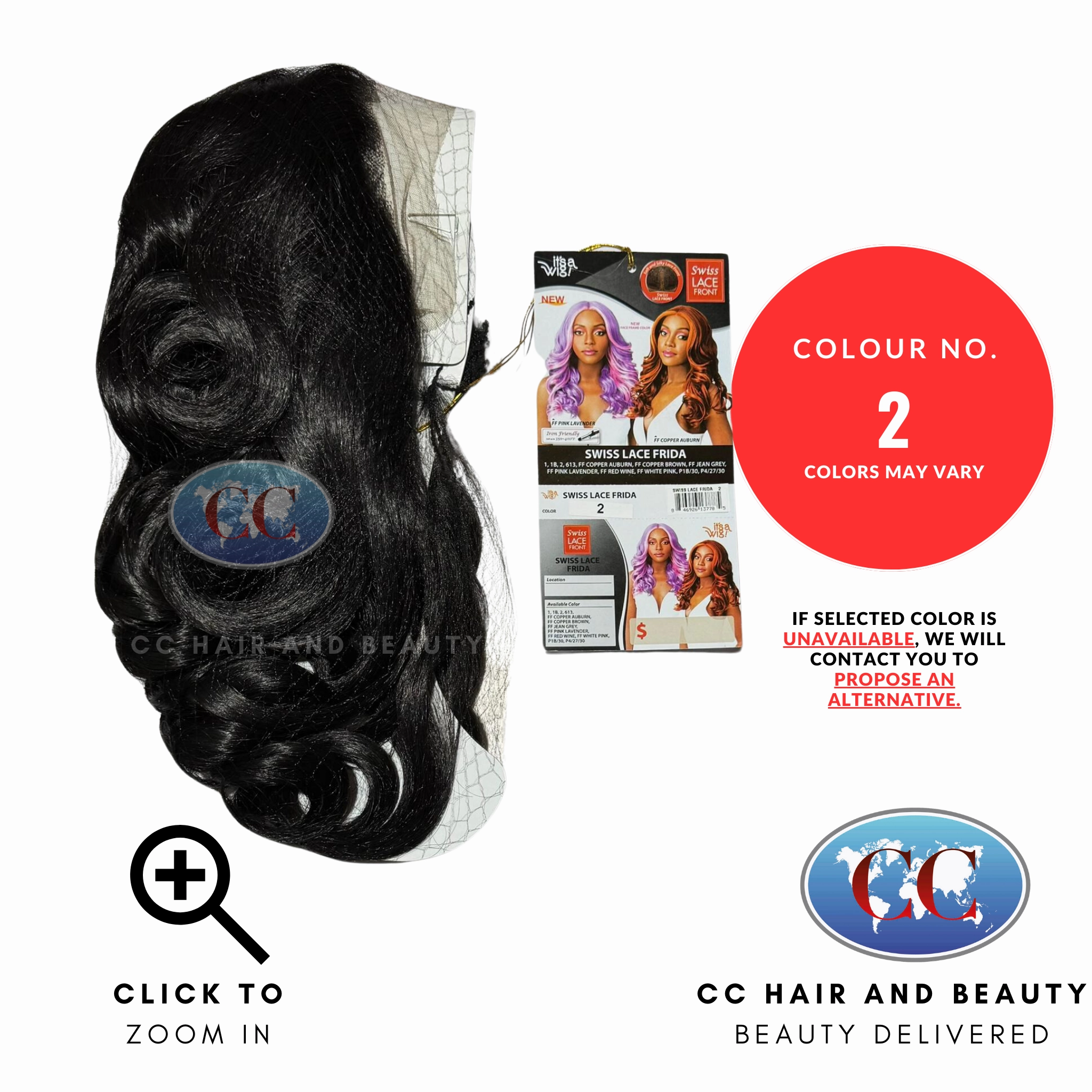 Its's A Wig Swiss Lace Synthetic Wig - Frida