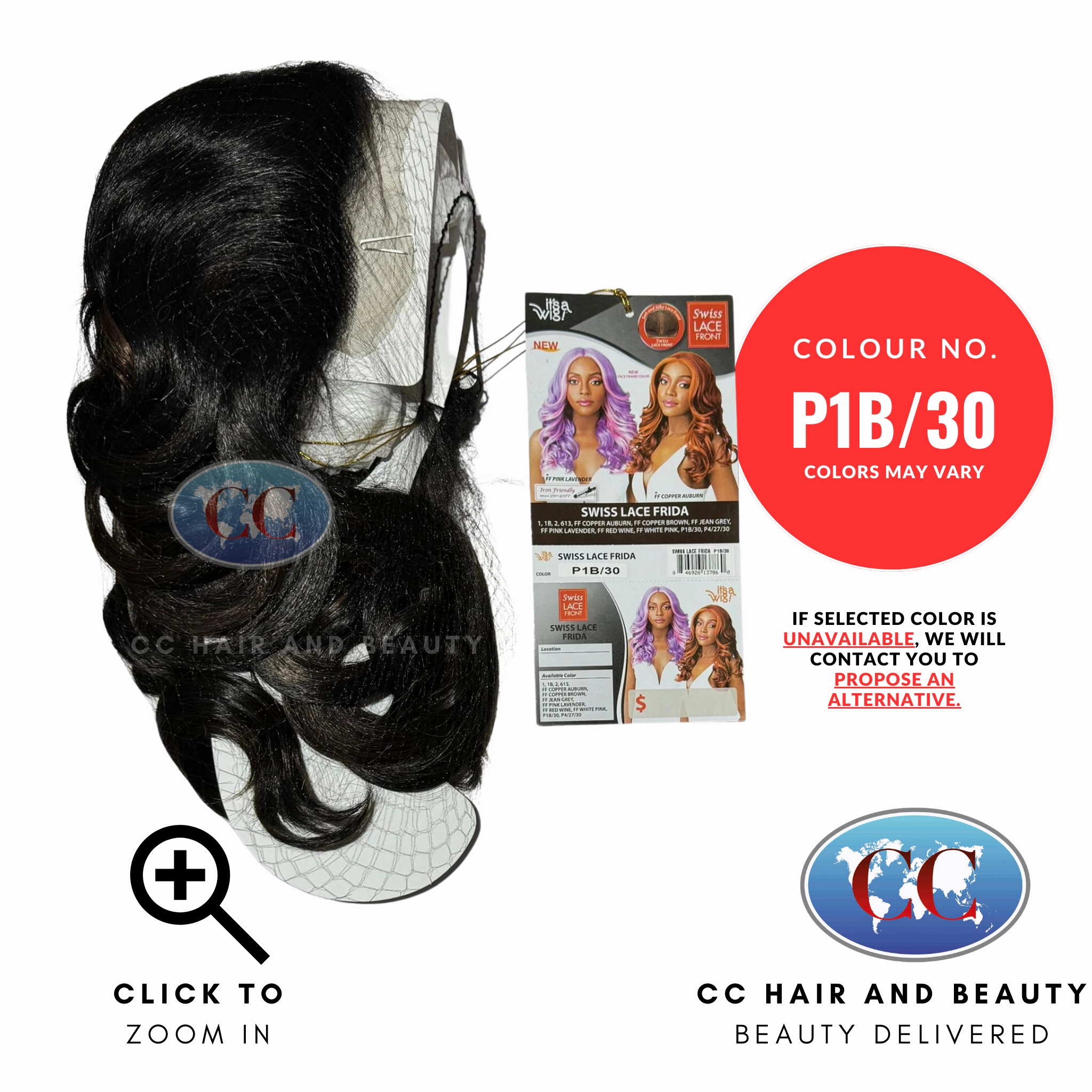 Its's A Wig Swiss Lace Synthetic Wig - Frida