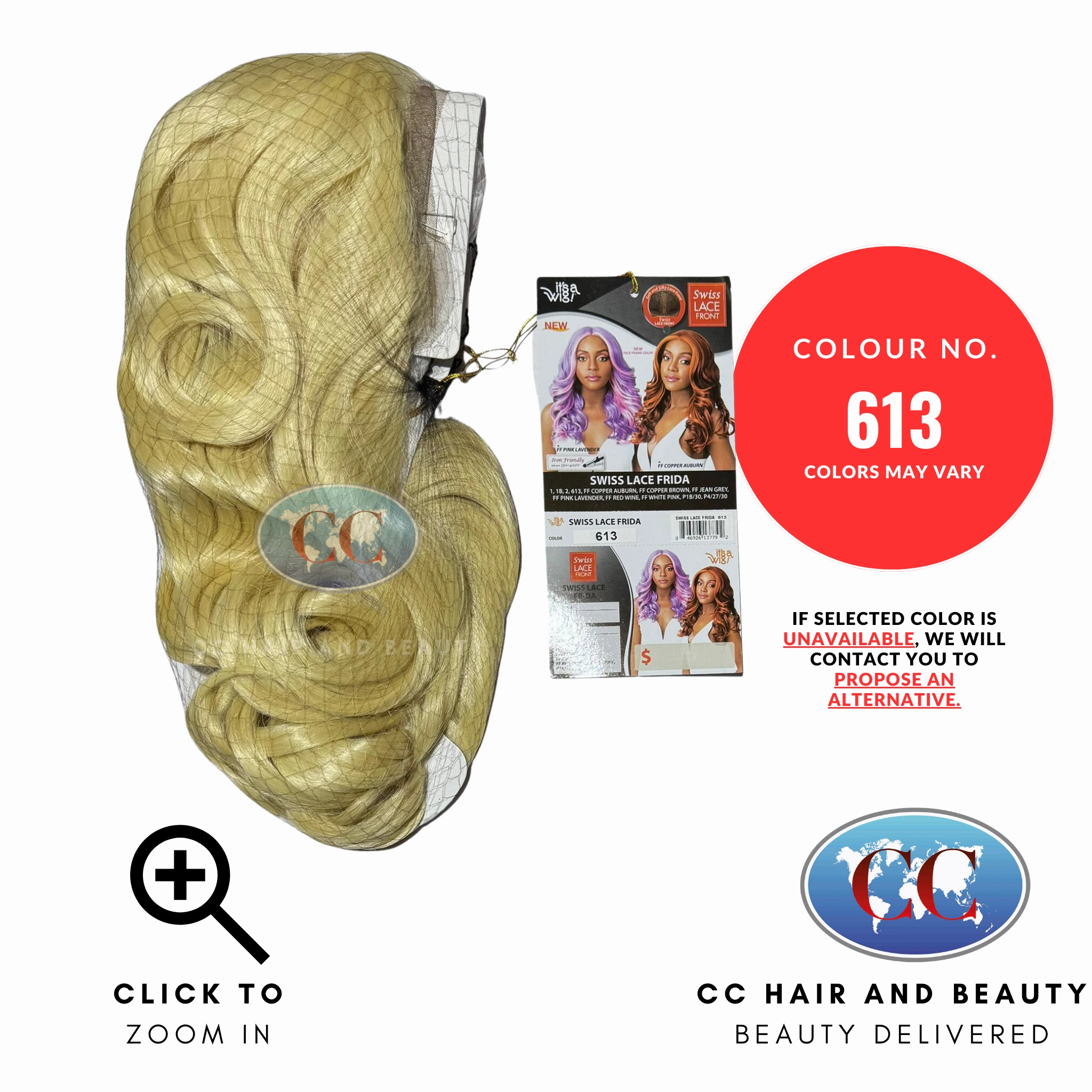 Its's A Wig Swiss Lace Synthetic Wig - Frida