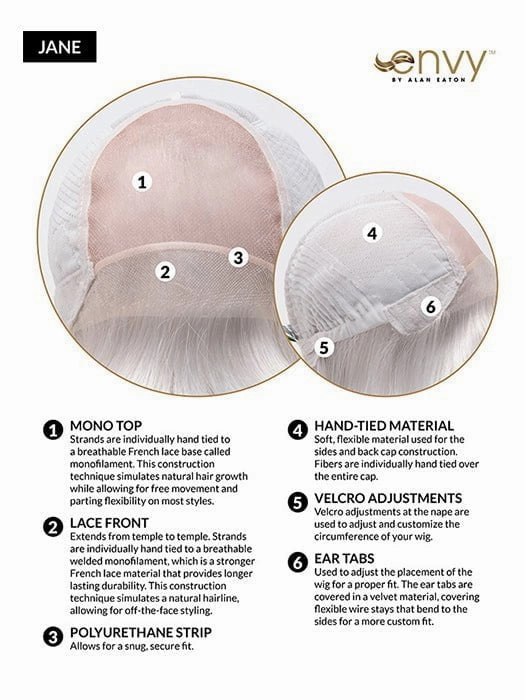 Jane | Synthetic Lace Front Wig (Hand Tied)