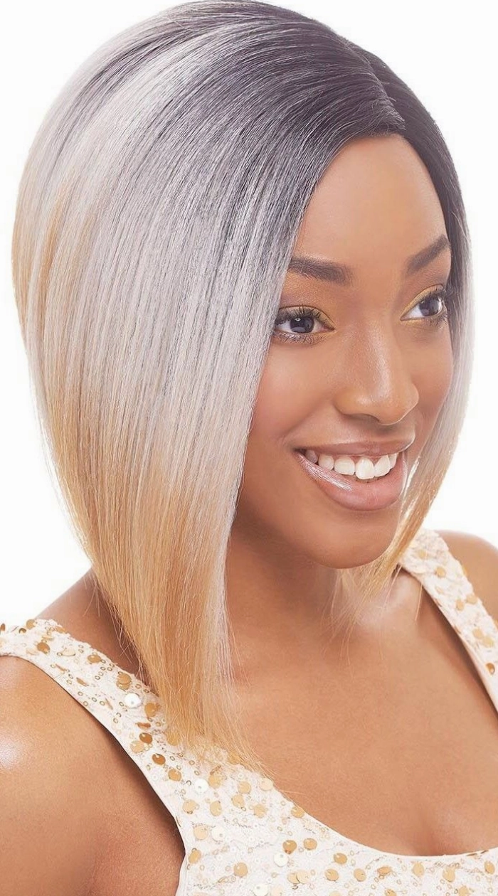 Janet Collection Human Hair Blend Lace Front Wig Brazilian Scent - Sarah