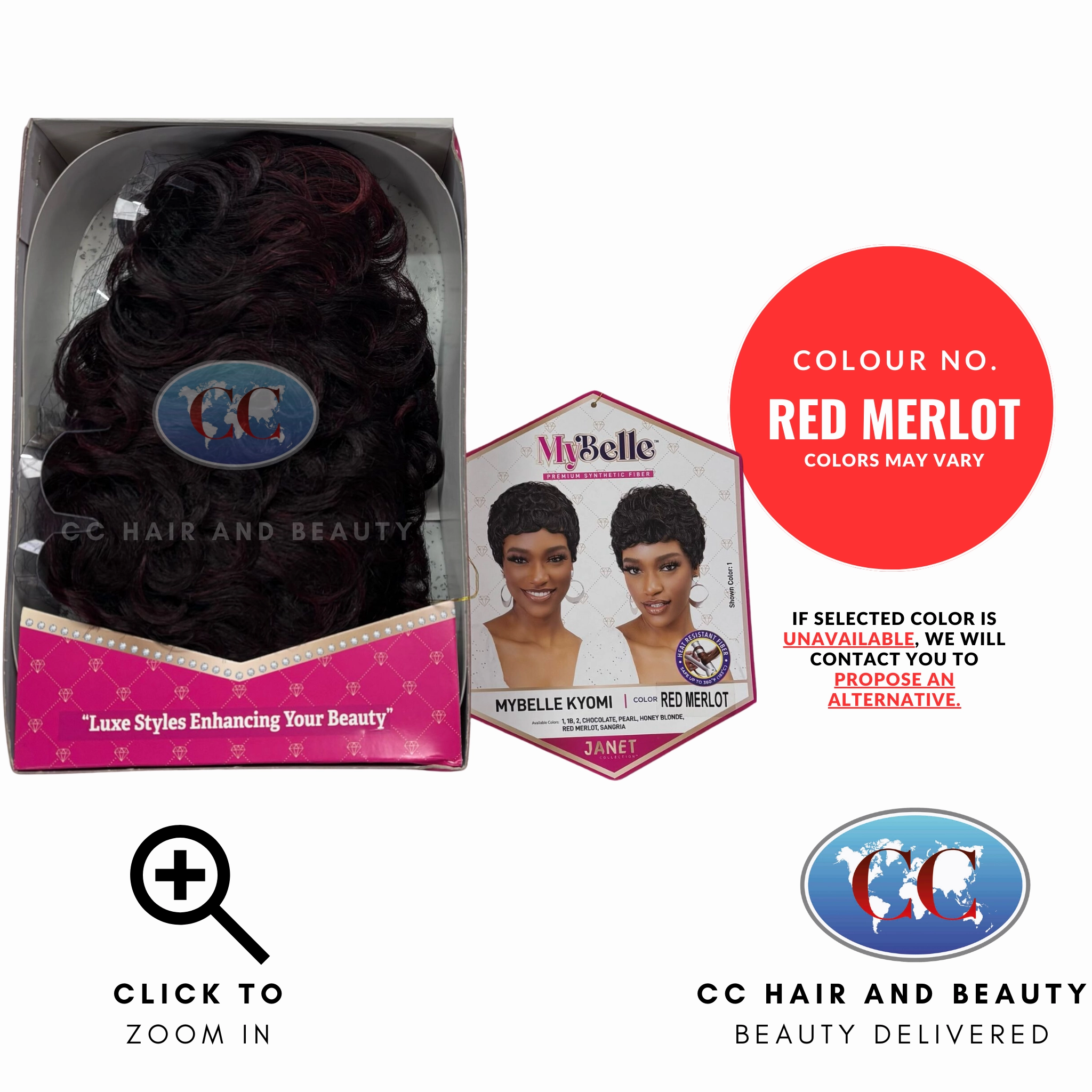 Janet Collection Synthetic Hair Wig - Mybelle Kyomi