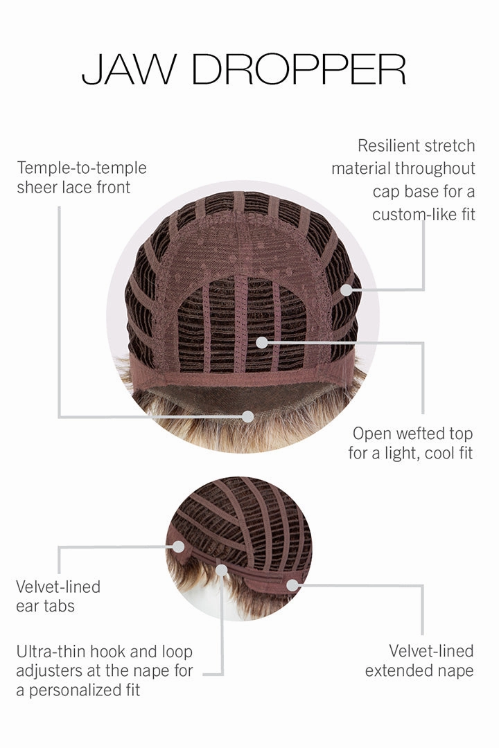 Jaw Dropper Wig by Gabor | Heat Friendly Synthetic Hair | Average Cap