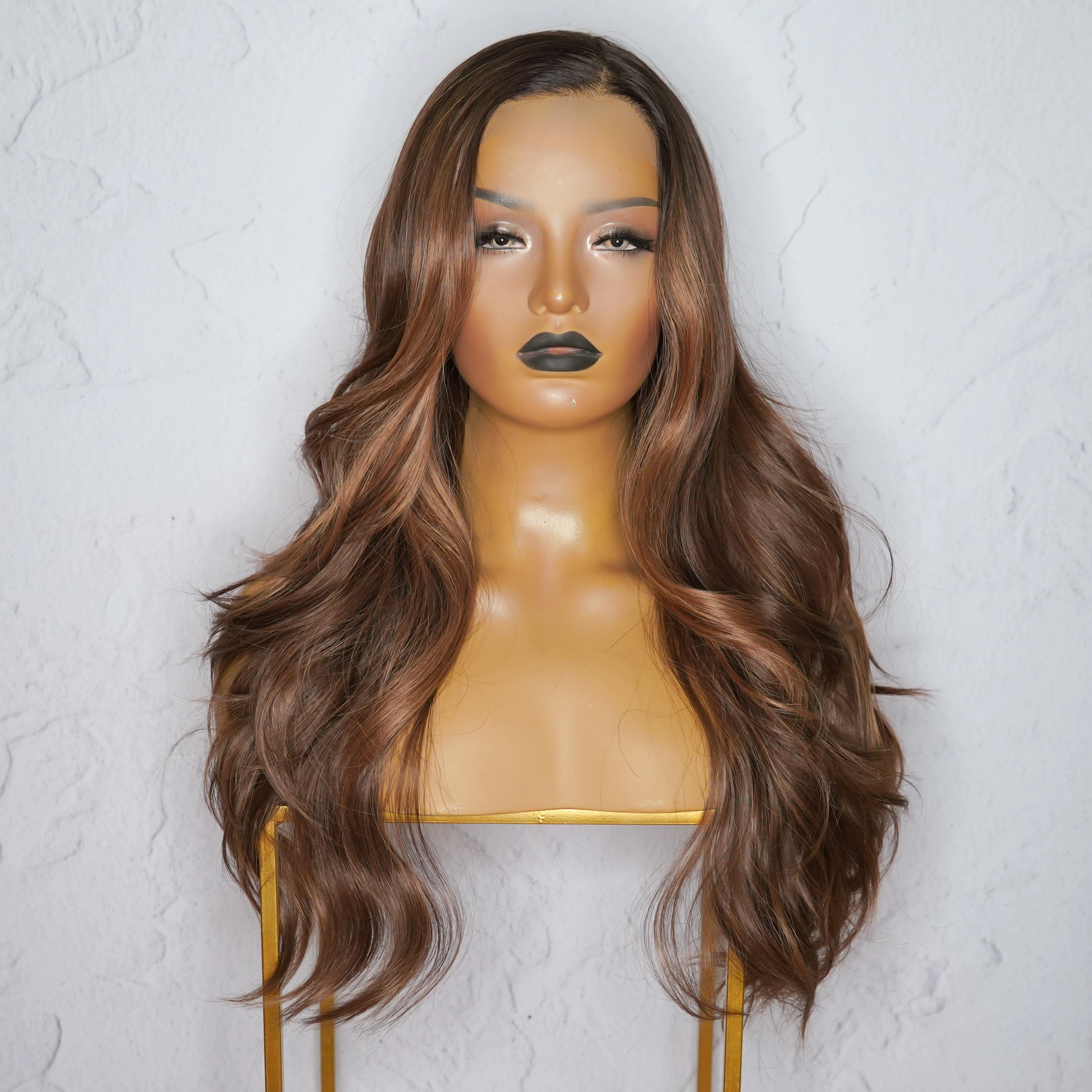 JOCELYN Dark Chocolate 13x6" Ombre Lace Front Wig