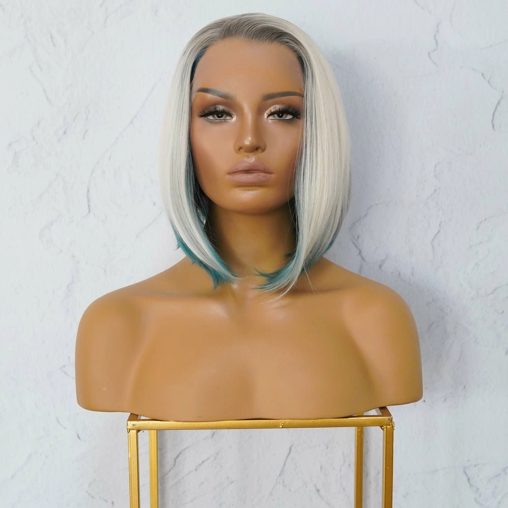 JOELLE Ombre Blue Lace Front Wig