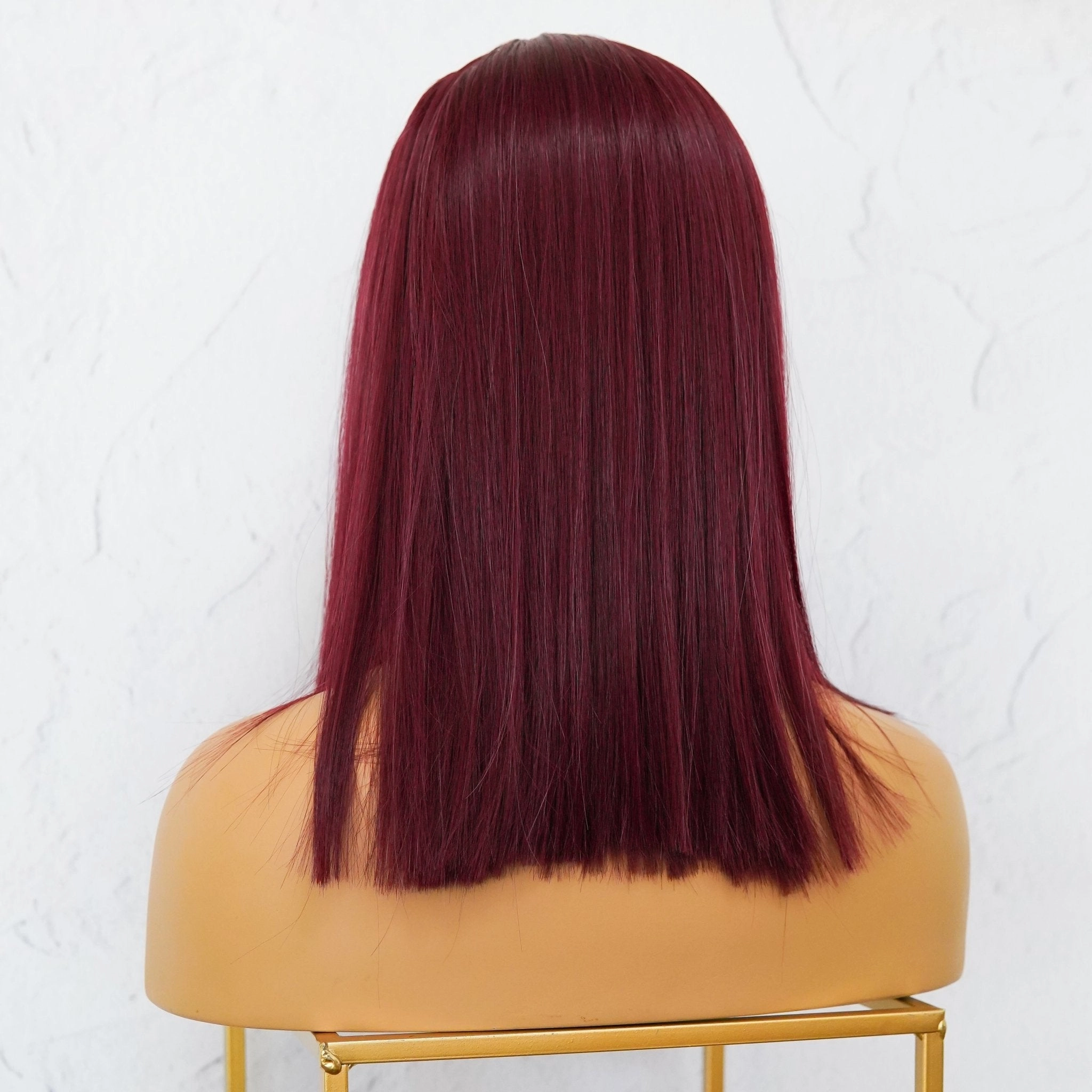 JOLIE Burgundy Fringe Wig