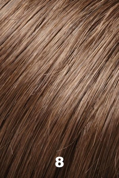 Jon Renau Toppers - EasiPart XL French 12" (#753) - Remy Human Hair