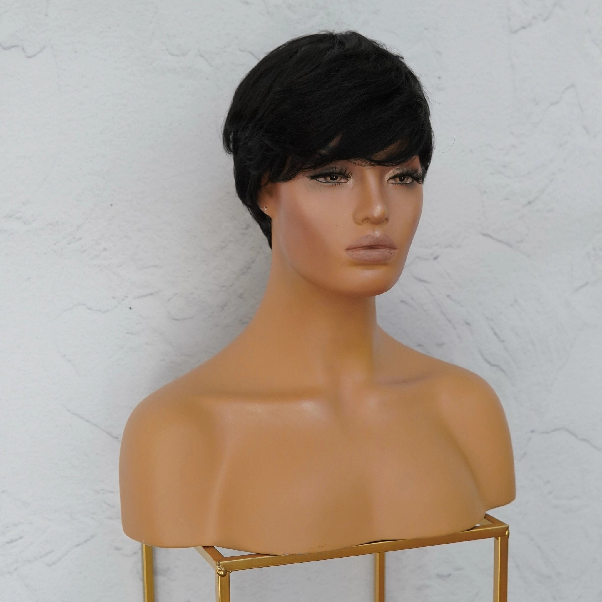 KADEN Black Fringe Wig