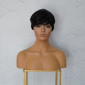 KADEN Black Fringe Wig