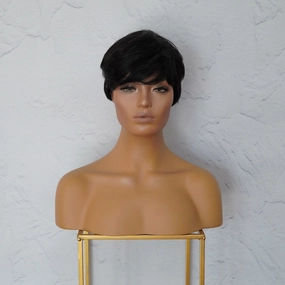 KADEN Black Fringe Wig